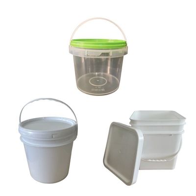 Druckschirm/Wärmeübertragung/IML 1L-5L Klartransparenter Plastikbehälter mit Deckel