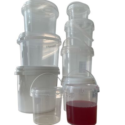Chemische 1L-5L Clear Bucket Popcorn Bucket mit GAP/ISO/FDA-Zertifikat