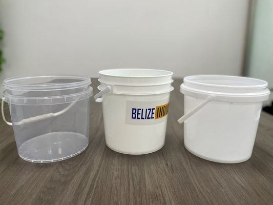 Anpassen YES 4L Plastikbehälter mit Deckel Chemische Soße Lagerung Lösung