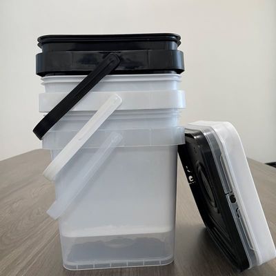GAP/ISO/FDA zertifizierter roter Quadrat-Eisbehälter mit individuellem Drucken und individuellem Anpassen
