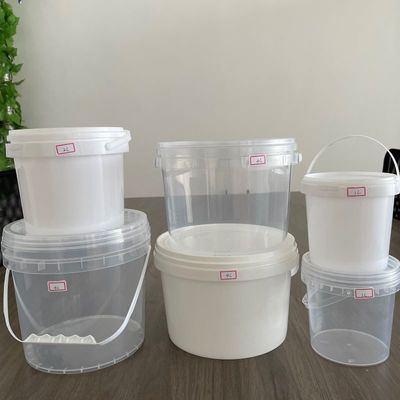 Industriell angepasste 1L/2L/4L weiße Plastikbehälter für Lebensmittelverpackungslösungen
