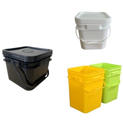 Einfach zu öffnendes PP/HDPE-Material 5Gallon 6Gallon Quadrat Plastikbehälter mit Griff