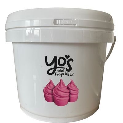 1L, 2L, 3L, 4L, 5L runde Plastikbehälter mit Deckel und Griff für die Speicherung von Lebensmitteln