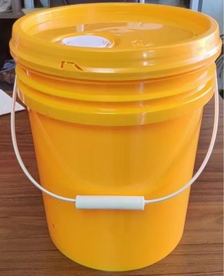 20L runder Kunststoffbehälter mit Griff für Farbe Snack PP Material Quadrat