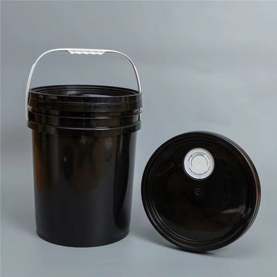 Transparent 5 Gallonen Plastikfarbe Eimer anpassen JA 20 Liter Plastik Eimer für Farbe