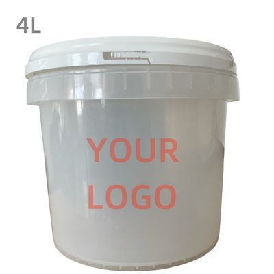Custom LOGO 1L 2L 3L 4L Durchsichtiger Behälter Verpackung Kunststoffbehälter mit Deckel