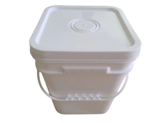 Lebensmittelsicher Farbe Popcorn Weiße Plastikbehälter mit Deckel