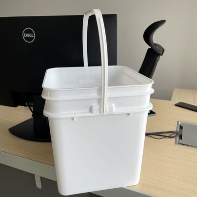 3L 4L 10L PP Plastik-Quadrat-Eimer mit Deckel für die kundenspezifische Anpassung von Lebensmitteln