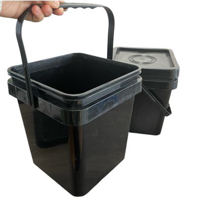 Maßgeschneiderte Lebensmittelverpackung 5L Quadrat Plastikbehälter mit leicht zu öffnendem Design und IML-Druck