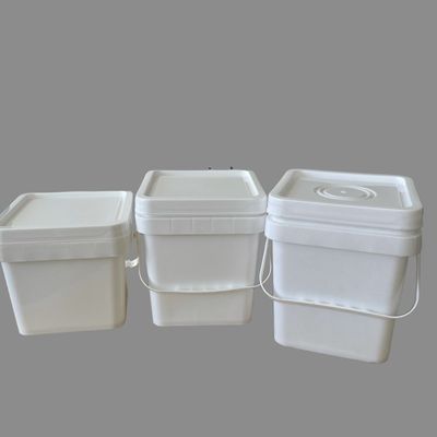 Rund oder Quadrat 10 Liter HDPE Plastikbehälter Langlebig und robust 1,0-2,5 MM Dicke