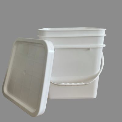 Rund oder Quadrat 10 Liter HDPE Plastikbehälter Langlebig und robust 1,0-2,5 MM Dicke