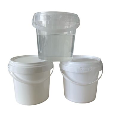Klarer Donuts-Eimer mit Deckel und Griff BPA-freier Wiederverwendbarer Plastikbehälter 32 oz Trinkbehälter