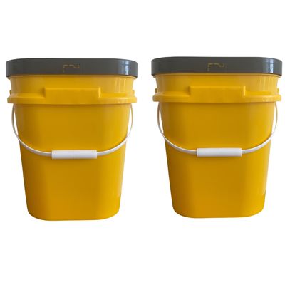 90 Millimeter Allzweck-Eimer Lebensmittel-Plastik-Eimer mit Deckel und Griff in Qingdao