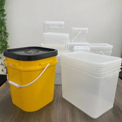 90 Millimeter Allzweck-Eimer Lebensmittel-Plastik-Eimer mit Deckel und Griff in Qingdao