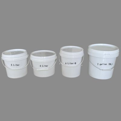 Personalisieren Sie Ihre Verpackung mit 2L runden Plastikbehältern und manipulationssicherem Griff