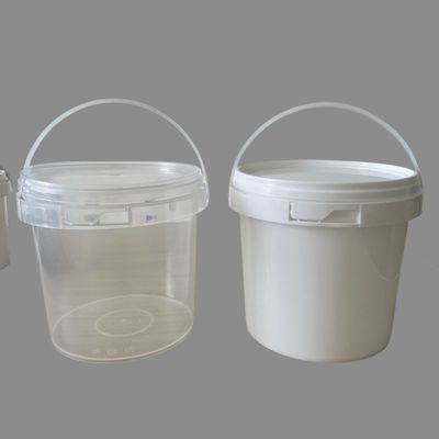 Anpassen 1L 2L 3L 1 Gallon Lebensmittel-Grade unzerbrechliche klare Plastik Eimer für Industrie