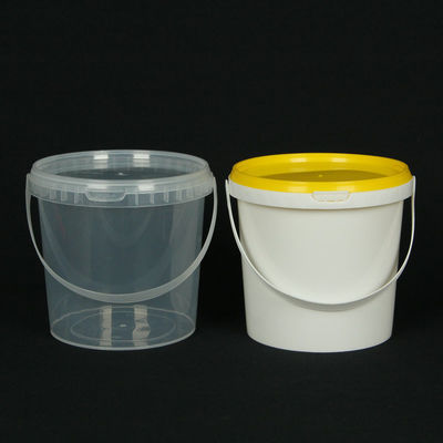 Anpassen 1L 2L 3L 1 Gallon Lebensmittel-Grade unzerbrechliche klare Plastik Eimer für Industrie
