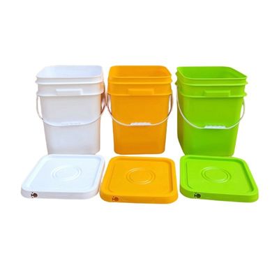 Getränkeverpackung 10L Quadratbehälter mit Deckel und Griff