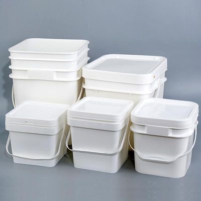 Quadratischer Plastikbehälter für Katzenmüllbehälter 5L 6L 8L 12.5L 15L undichtes Design