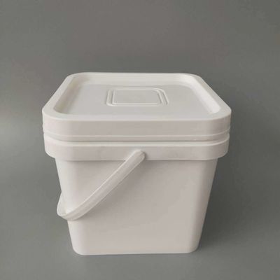 Quadratischer Eimer mit Deckel 4L 5L 6L 8L 10L 4 Gallonen Plastikbehälter für Wasserlager