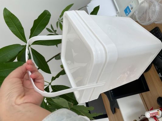 Runder oder Quadratischer Eimer 3L Quadratischer Plastikbehälter mit leichtem Öffnen und Schließen
