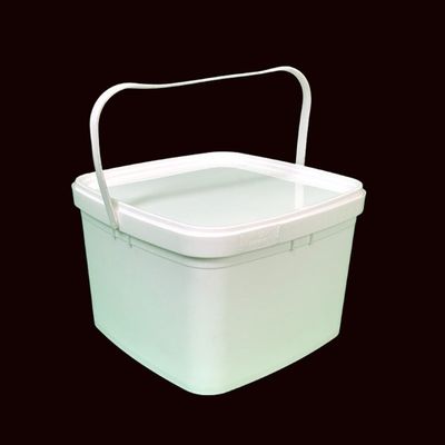 Runder oder Quadratischer Eimer 3L Quadratischer Plastikbehälter mit leichtem Öffnen und Schließen