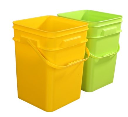 Quadratischer Plastikbehälter mit Handgelenk, kundenspezifische Farbe, rund oder quadratisch GAP/ISO/FDA Zertifikat