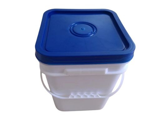 Quadratischer Plastikbehälter mit Handgelenk, kundenspezifische Farbe, rund oder quadratisch GAP/ISO/FDA Zertifikat