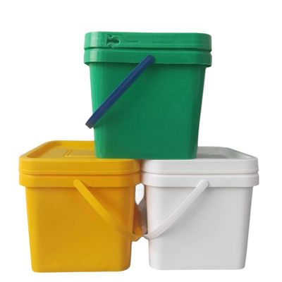 10,0 bis 2,5 mm Dicke Viereckfarben Plastikbehälter mit leichtem Öffnen und Schließen des Deckels