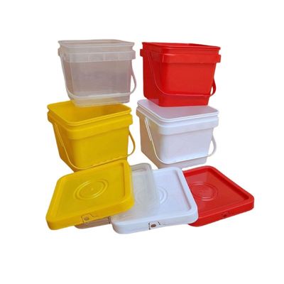 Polypropylen/HDPE 1L 2L 3L 4L 5L 7L 8L 10L quadratische Eimer mit Deckelwerkzeug zum Nutzen