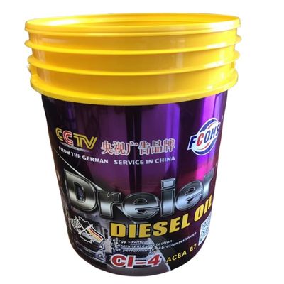 20 Liter Plastikbehälter mit Auslassdeckel und individueller Dicke 1,0 bis 2,5 MM