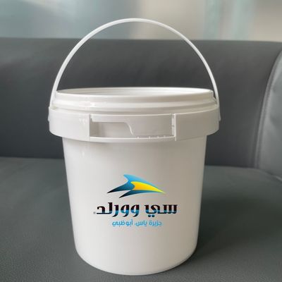 Custom Logo Druck Plastikbehälter mit Deckel Lebensmittelqualität Weiß und umweltfreundlich
