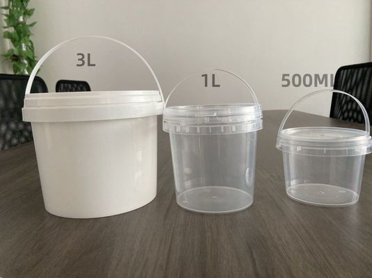 Bar Custom Logo Plastikbehälter mit Deckel 500ml/1L LED Licht Langlebig und umweltfreundlich