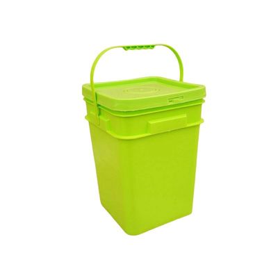 4L 5L 6L 7L 8L 10L 15L 18L 20L Quadrat Plastikbehälter mit Deckel