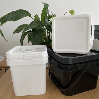 Bequemer quadratischer Plastikbehälter mit Deckel und Griff 1L 2L 3L 4L 5L 6L 7L 8L 9L 10L