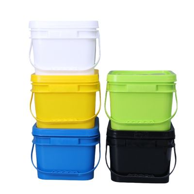 Polypropylen 15L Durchsichtige Lebensmittelqualität Quadrat Plastikbehälter mit Deckel und Griff