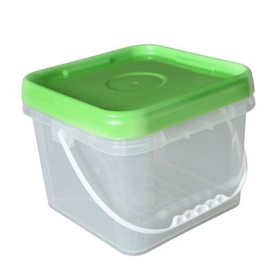 Langlebiger 2 Gallonen Quadratbehälter Transparent Custom LOGO gedruckt Hergestellt und anpassbar