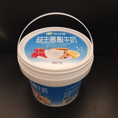 1L 2L 3L 4L 5L IML Plastikbehälter perfekt für Keksebutter und Eiscreme Verpackung