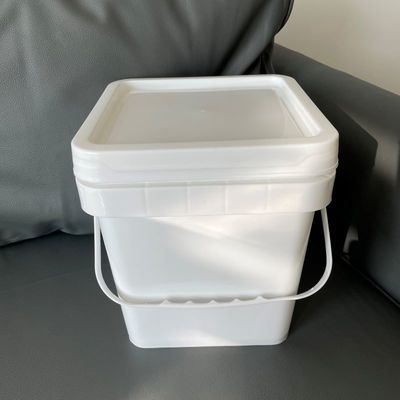 Pickles 5L 6L 8L 10L Quadrat Plastikbehälter mit benutzerdefiniertem Farblogo und leicht zu öffnen