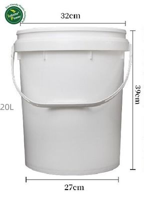 Gelber Plastikbehälter und -behälter für 1L 2L 3L 4L 5L 8L 10L 15L 18L 20L