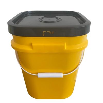 Einfacher offener, schließender, quadratischer Plastikbehälter 5L 8L 10L 15L 20L Dicke 1,0 bis 2,5 mm Langlebig