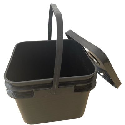 Einfacher offener, schließender, quadratischer Plastikbehälter 5L 8L 10L 15L 20L Dicke 1,0 bis 2,5 mm Langlebig