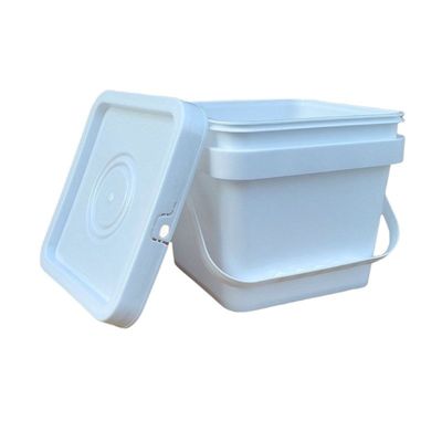 Lebensmittelqualität 2 Gallonen Quadrat-Eimer Polypropylen Quadrat-Eimer zum Aufbewahren von Haustierfreuden