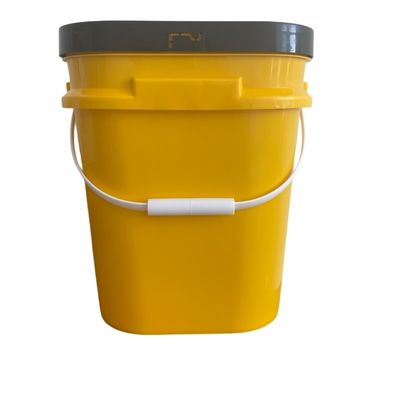 5L-20L Eimer quadratischer Plastikbehälter mit individuellem Druck und Polypropylenmaterial
