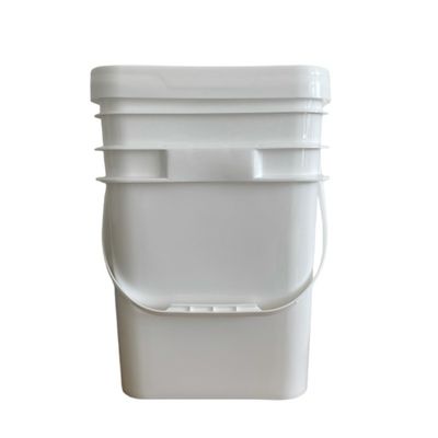 5L-20L Eimer quadratischer Plastikbehälter mit individuellem Druck und Polypropylenmaterial