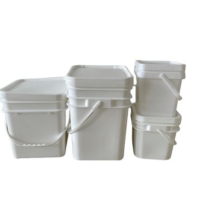 Polypropylen-Griff Plastik-Quadrat-Eimer 4L 5L 6L 8L 10L für den Transport von Getränken