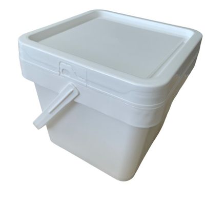 Polypropylen-Griff Plastik-Quadrat-Eimer 4L 5L 6L 8L 10L für den Transport von Getränken