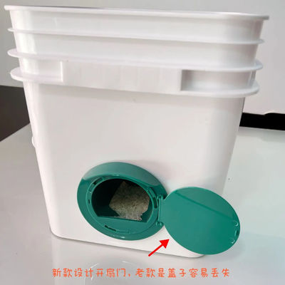 Lecksicherer Quadrat-Kunststoffbehälter für Wasser und Futter
