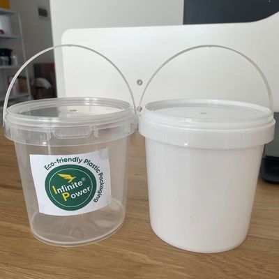 1-5L klarer Kunststoffbehälter mit einer Deckelstärke von 1,0 bis 2,5 mm