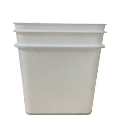 8L/10L/3 Gallonen gedruckte HDPE-Quadrat-Kunststoffbehälter mit Abdeckungsdicke HDPE-Druck